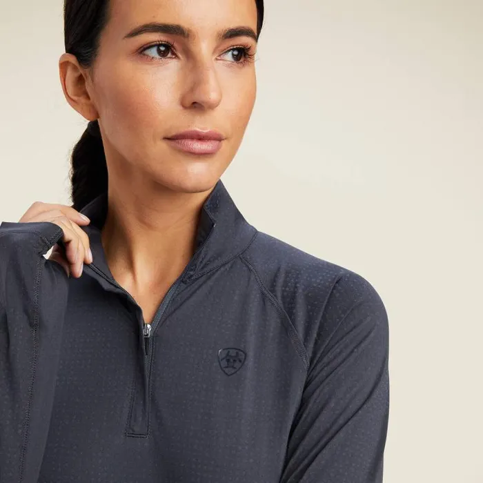 Women TShirts and Tops Ariat Lumina Lowell Baselayer Ebony Women TShirts and Tops Ariat Lumina Lowell Baselayer Ebony