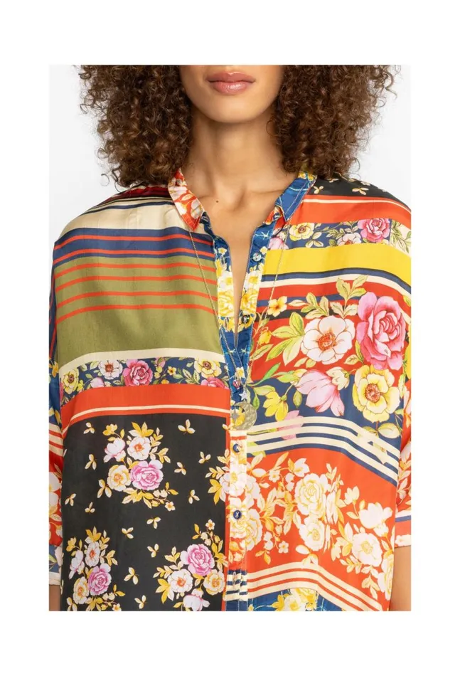 Women The Audrey Oversized Blouse Ortega Johnny Was Tops