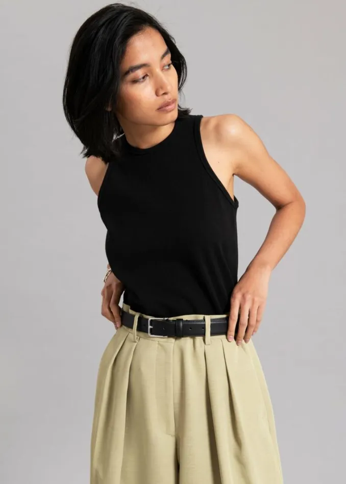 Women The Frankie Shop Liko Tank 8211 Black Black