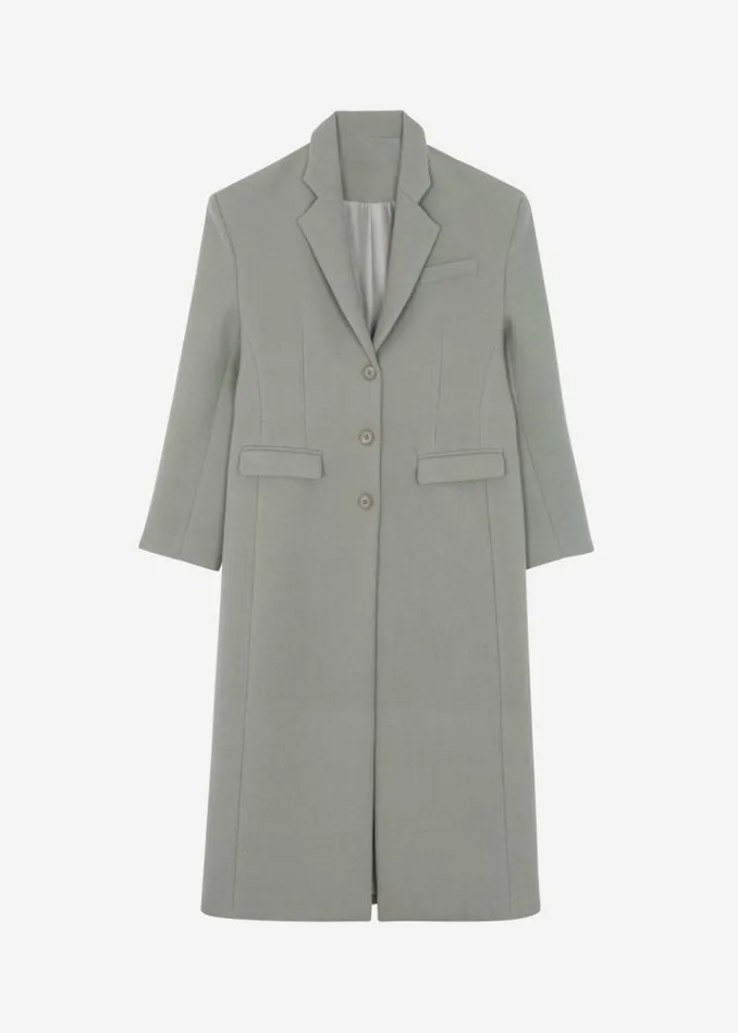 Women The Frankie Shop Mira Coat 8211 Sage Sage