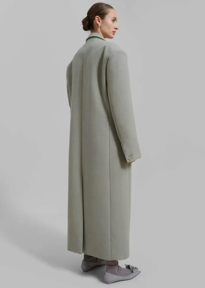 Women The Frankie Shop Mira Coat 8211 Sage Sage