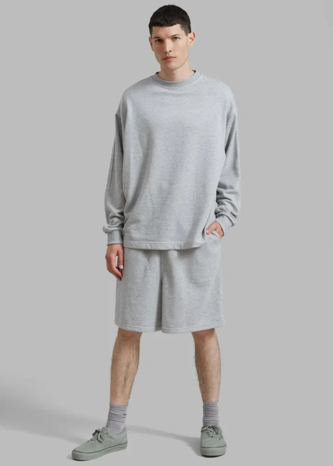 Women The Frankie Shop Newton Sweatshorts 8211 Grey Grey