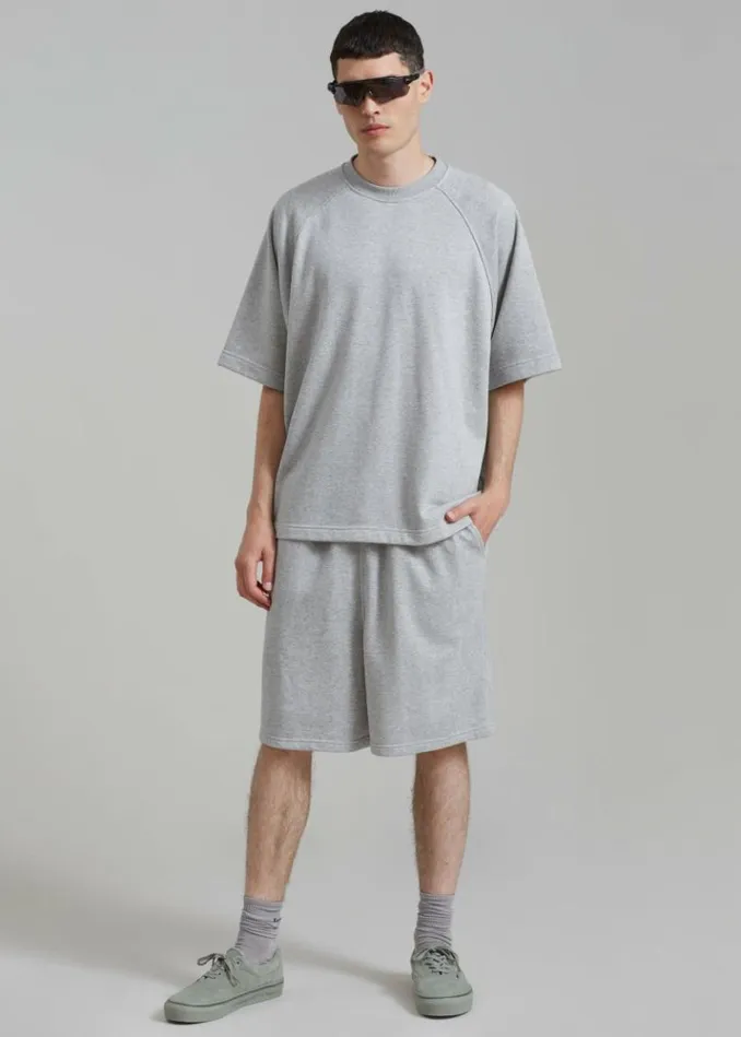 Women The Frankie Shop Newton Sweatshorts 8211 Grey Grey