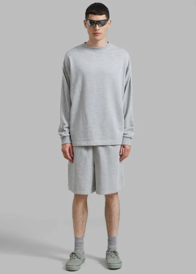 Women The Frankie Shop Newton Sweatshorts 8211 Grey Grey
