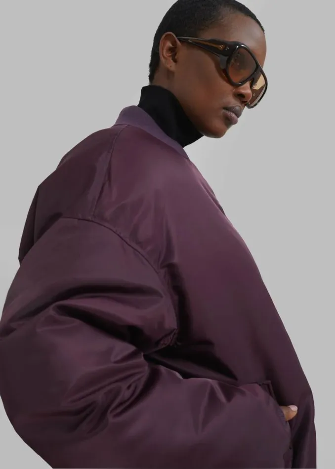Women The Frankie Shop Reno Bomber 8211 Prune Prune