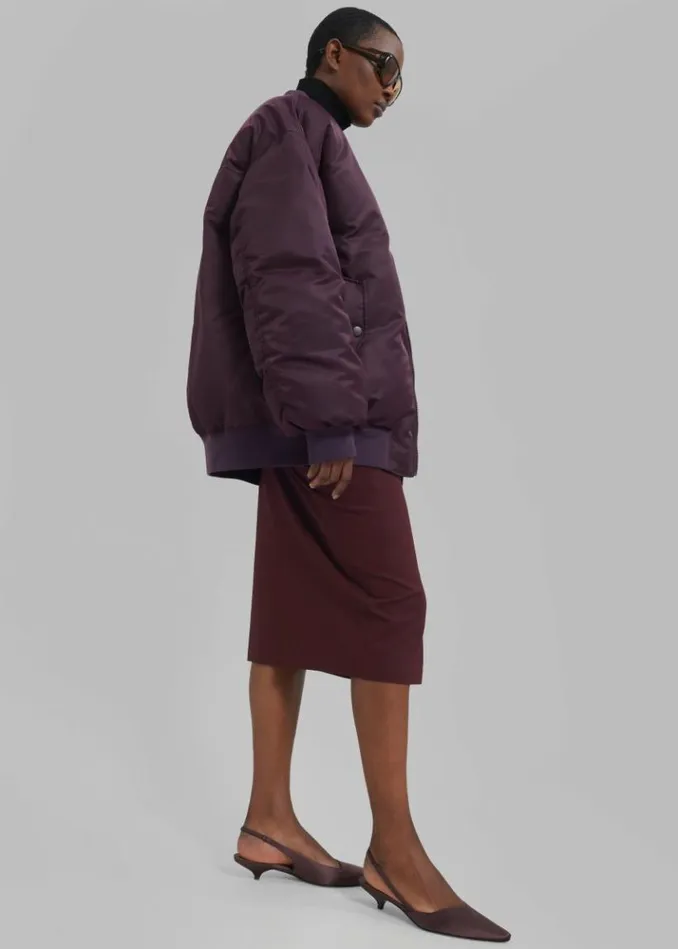 Women The Frankie Shop Reno Bomber 8211 Prune Prune