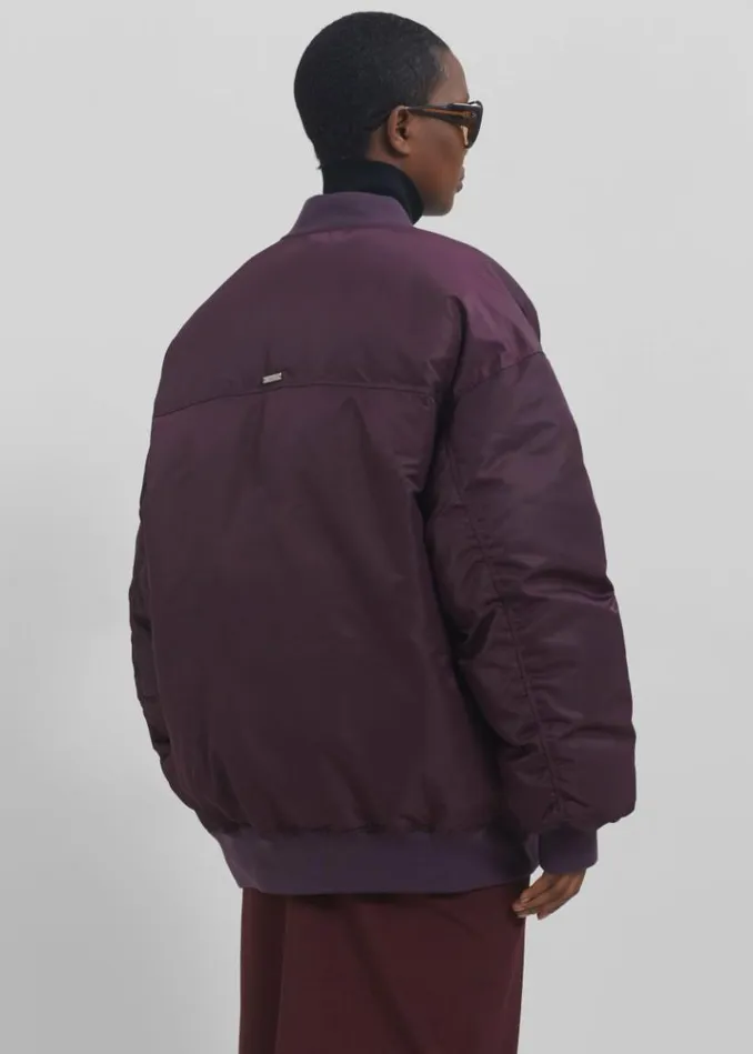 Women The Frankie Shop Reno Bomber 8211 Prune Prune