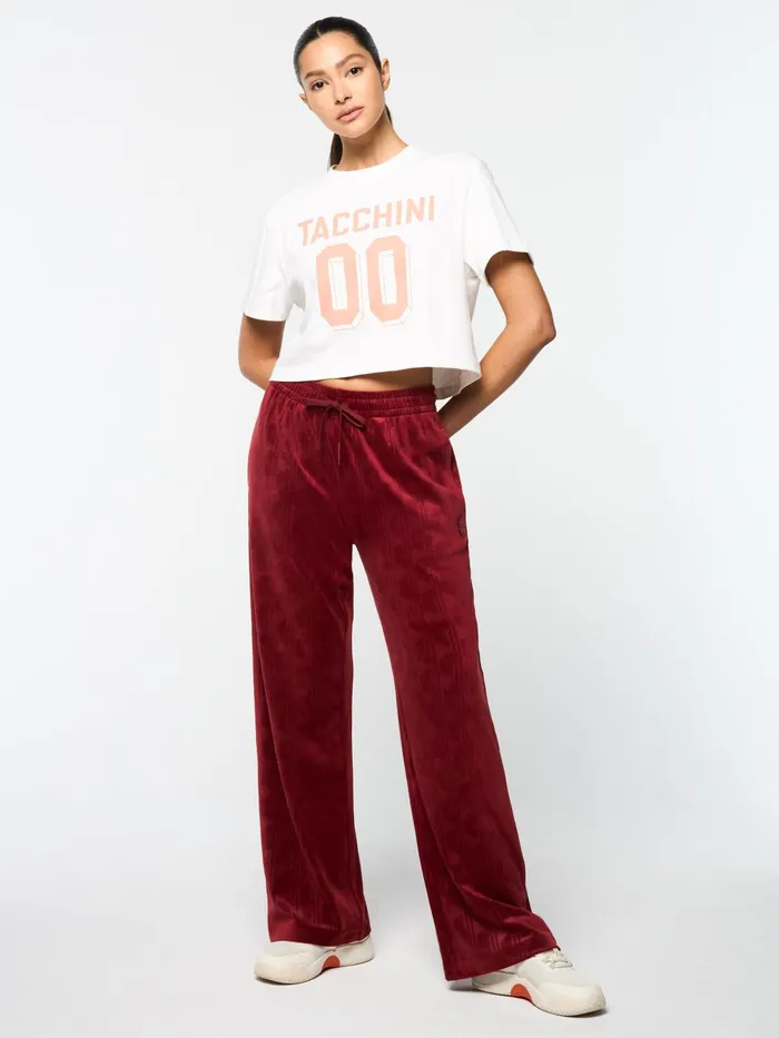 Women Tops And Sports Bras Sergio Tacchini Amore Crop TShirt Gardenia