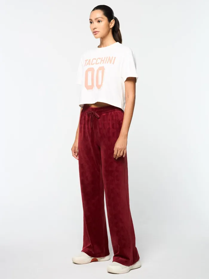 Women Tops And Sports Bras Sergio Tacchini Amore Crop TShirt Gardenia