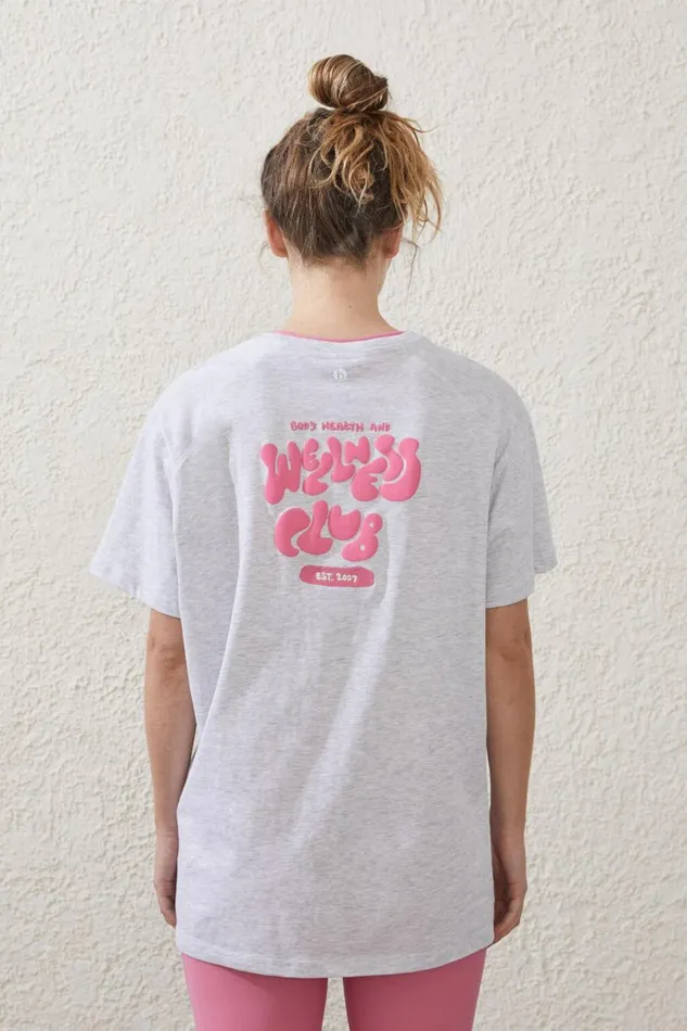 Women Tops Cotton On Active Graphic Tshirt Grey Marlewellness Club Women Tops Cotton On Active Graphic Tshirt Grey Marlewellness Club