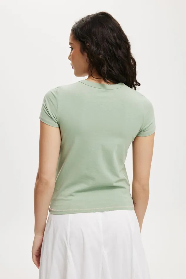 Women Tops Cotton On Fitted Graphic Longline Tee Cupcake Soft Jade Women Tops Cotton On Fitted Graphic Longline Tee Cupcake Soft Jade