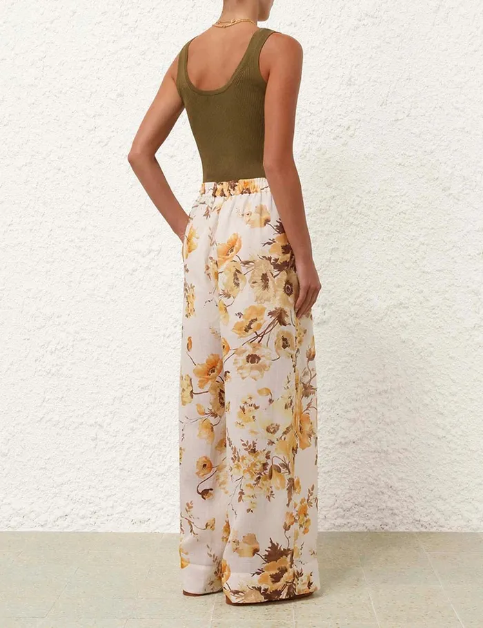 Women Tops Zimmermann Ottie Scoop Neck Tank Olive