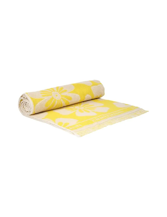 Women Towels and Pareos Zimmermann Jacquard Towel Yellowcream
