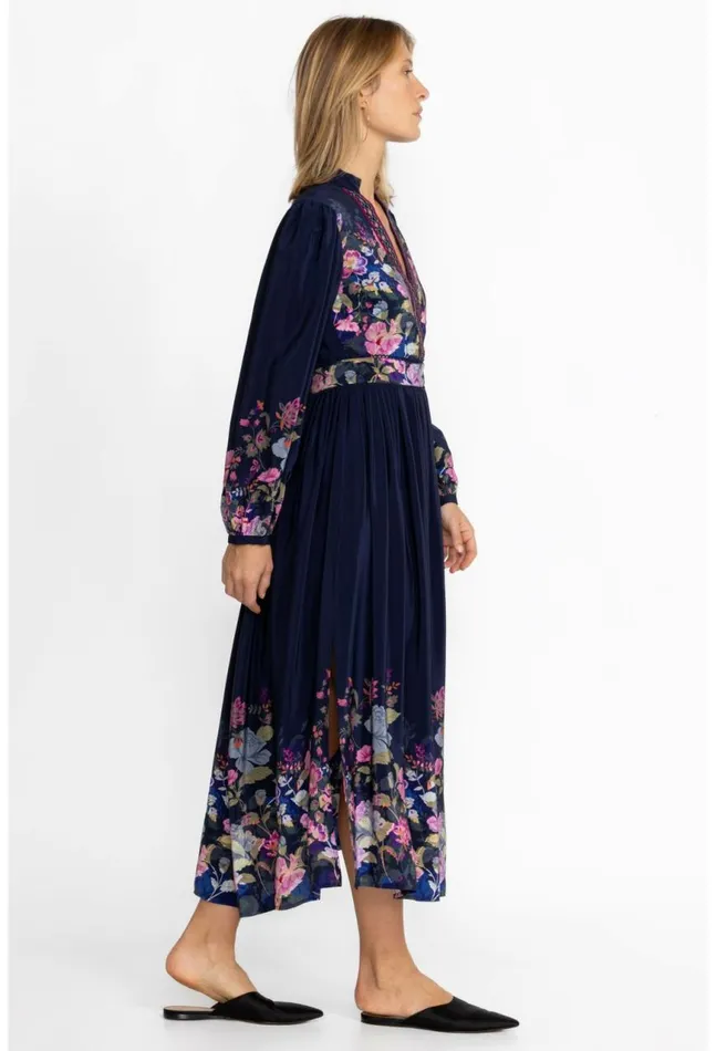 Women Valeria Silk Maxi Dress Valeria Johnny Was Dresses