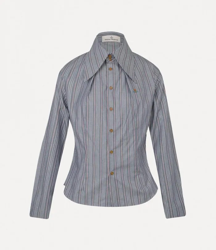 Women W Violin Shirt Navy Vivienne Westwood Tops And Shirts