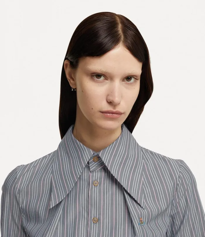 Women W Violin Shirt Navy Vivienne Westwood Tops And Shirts Women W Violin Shirt Navy Vivienne Westwood Tops And Shirts
