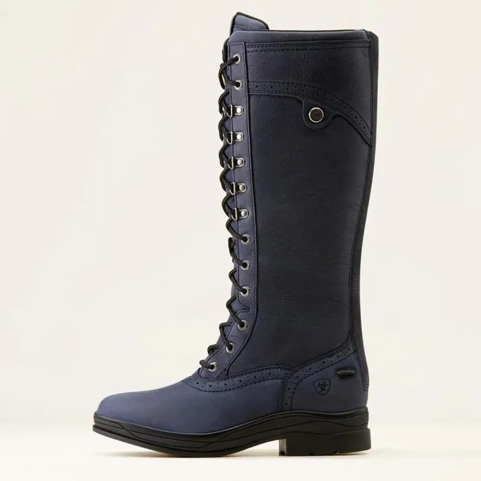 Women Waterproof Boots Ariat Wythburn Tall Waterproof Boot Navy Women Waterproof Boots Ariat Wythburn Tall Waterproof Boot Navy