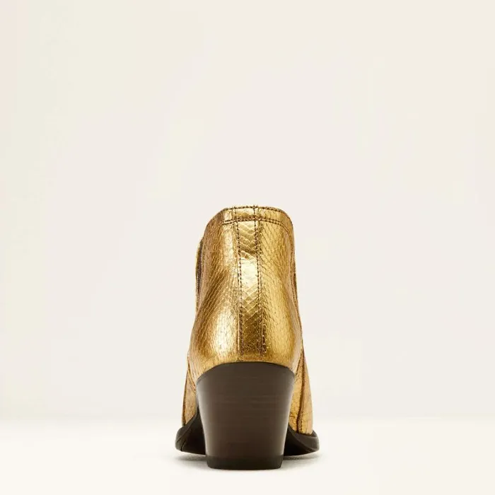 Women Western Boots Ariat Dixon Python Western Boot Metallic Gold Women Western Boots Ariat Dixon Python Western Boot Metallic Gold