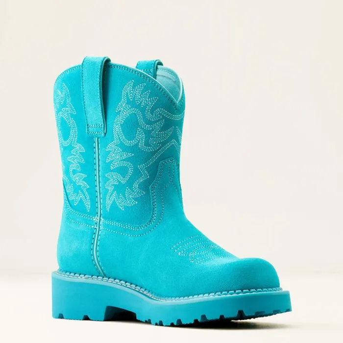 Women Western Boots Ariat Fatbaby Western Boot Brightest Turquoise Women Western Boots Ariat Fatbaby Western Boot Brightest Turquoise