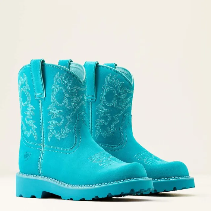 Women Western Boots Ariat Fatbaby Western Boot Brightest Turquoise Women Western Boots Ariat Fatbaby Western Boot Brightest Turquoise