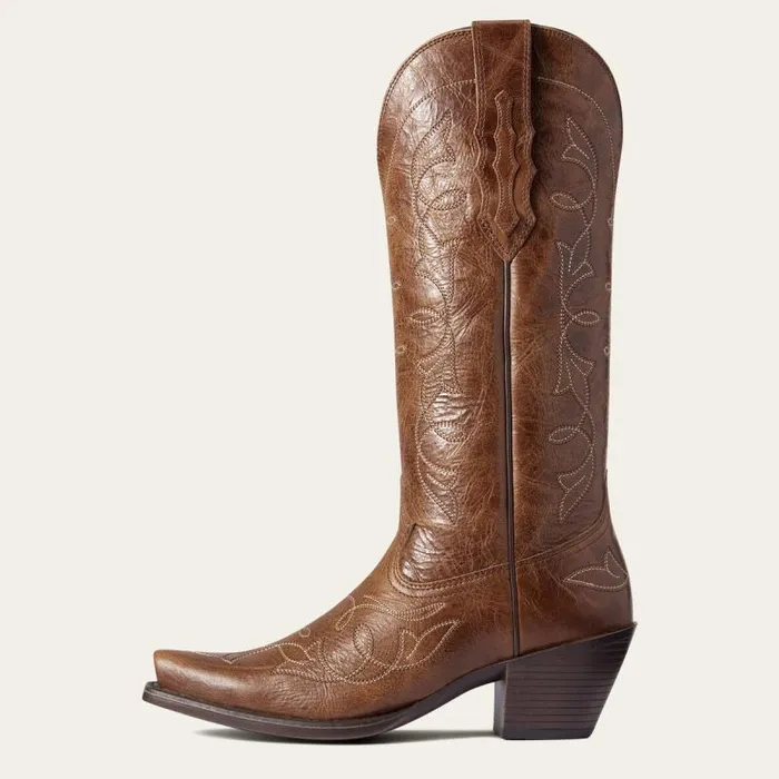 Women Western Boots Ariat Heritage D Toe StretchFit Western Boot Dark Tan Women Western Boots Ariat Heritage D Toe StretchFit Western Boot Dark Tan