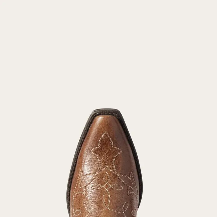 Women Western Boots Ariat Heritage D Toe StretchFit Western Boot Dark Tan Women Western Boots Ariat Heritage D Toe StretchFit Western Boot Dark Tan