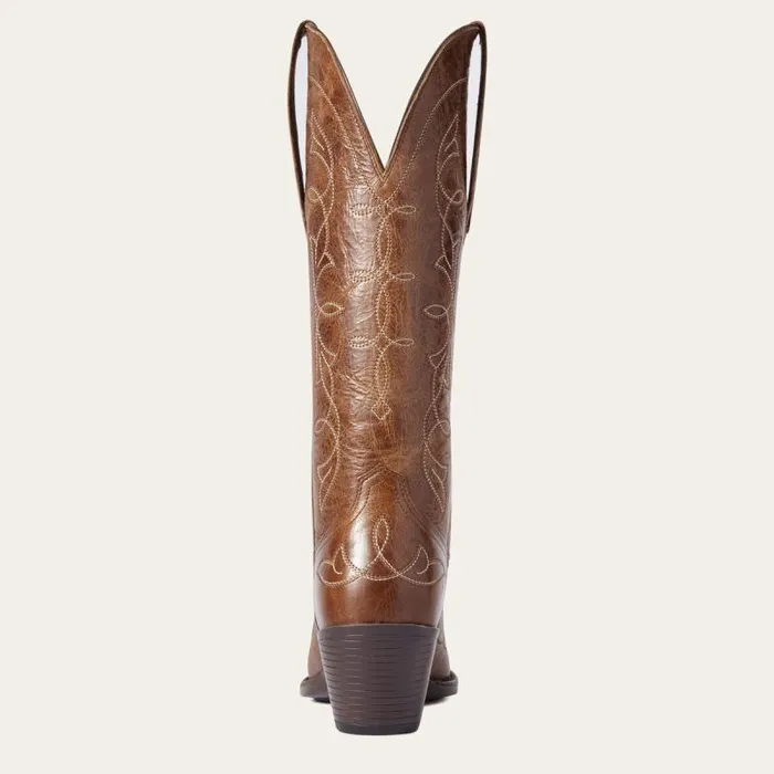 Women Western Boots Ariat Heritage D Toe StretchFit Western Boot Dark Tan Women Western Boots Ariat Heritage D Toe StretchFit Western Boot Dark Tan