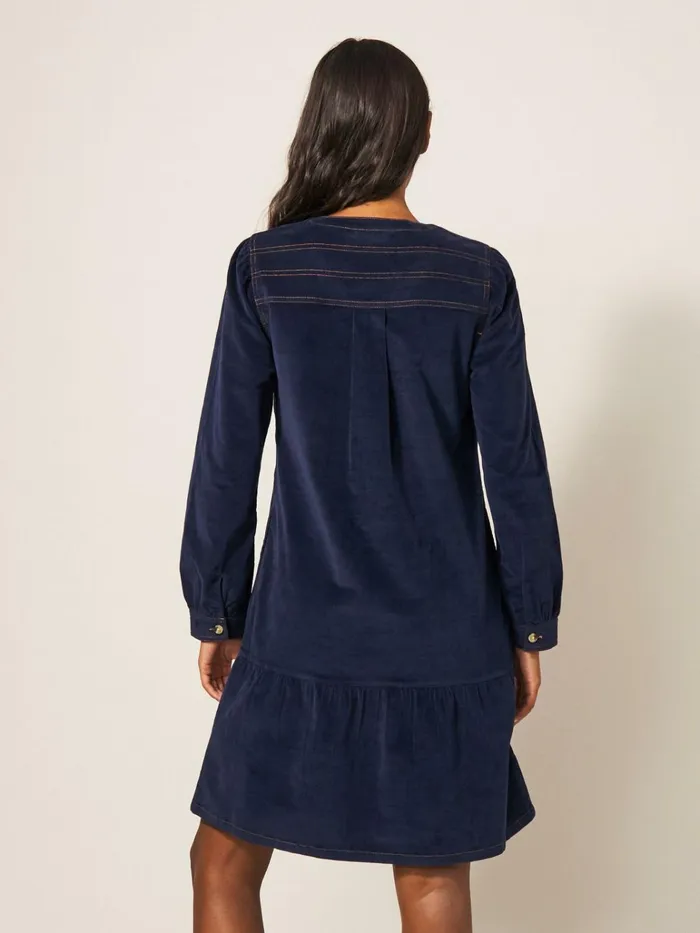 Women White Stuff Dresses Norma Cord Dress Dark Navy Women White Stuff Dresses Norma Cord Dress Dark Navy