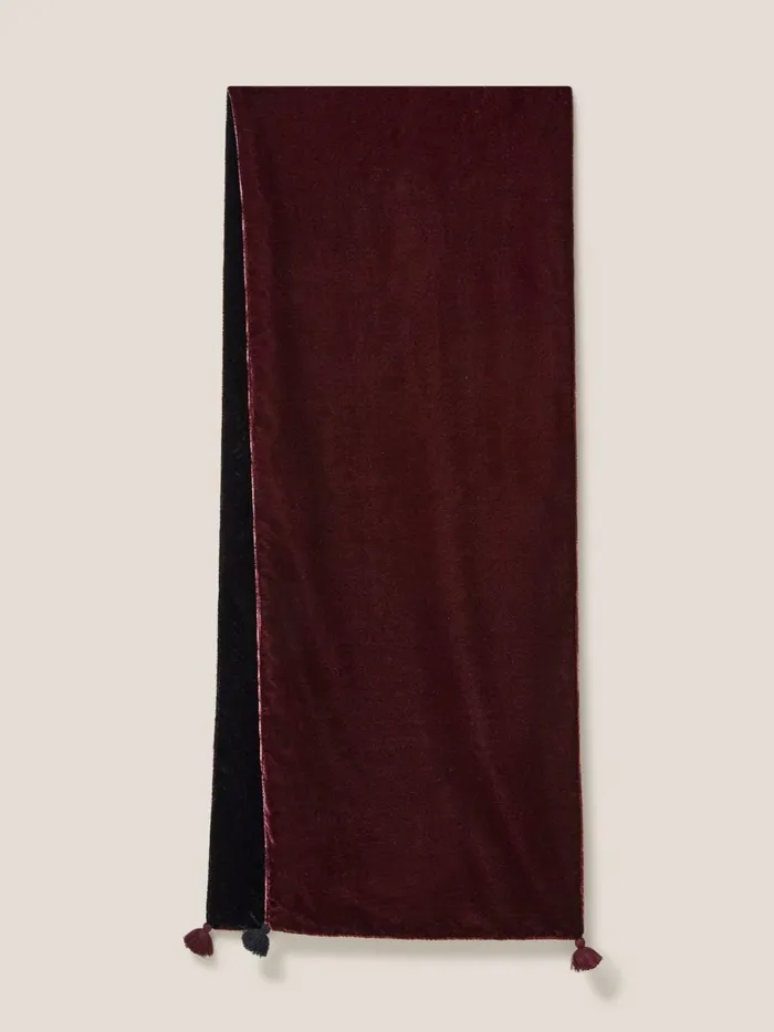 Women White Stuff Partywear Classic Velvet Scarf Dusty Pink Women White Stuff Partywear Classic Velvet Scarf Dusty Pink