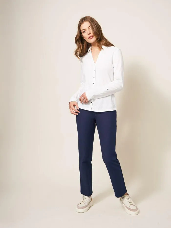 Women White Stuff Partywear Savannah Stretch Trousers Dark Navy Women White Stuff Partywear Savannah Stretch Trousers Dark Navy