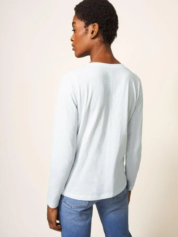 Women White Stuff Tops And Tshirts Nelly LS Tee Brilliant White Women White Stuff Tops And Tshirts Nelly LS Tee Brilliant White