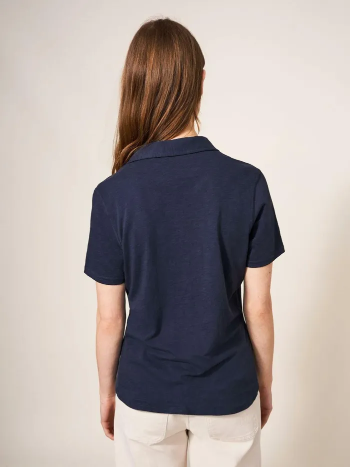 Women White Stuff Tops And Tshirts Penny Pocket Jersey Shirt French Navy Women White Stuff Tops And Tshirts Penny Pocket Jersey Shirt French Navy