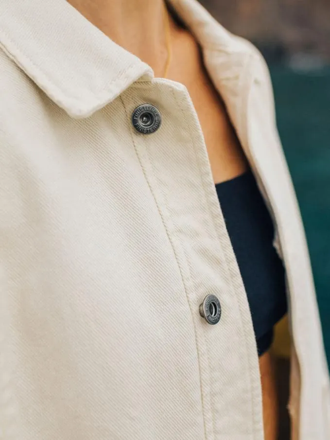 Women Yarrel Canvas Jacket Ecru Finisterre Jackets Coats and Gilets
