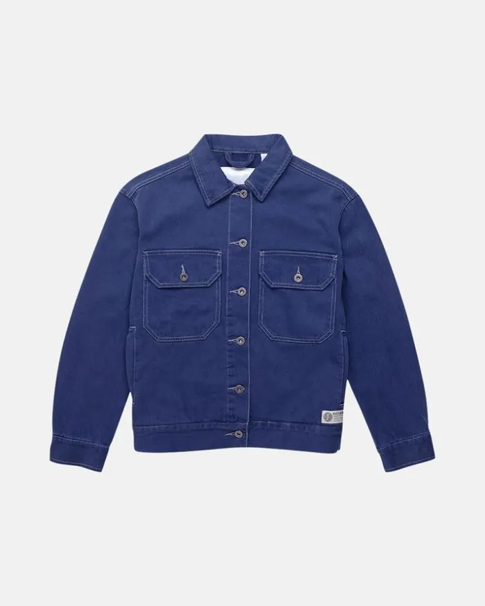 Womens Deus Ex Machina Jackets Coby Denim Jacket 8211 Indigo Indigo