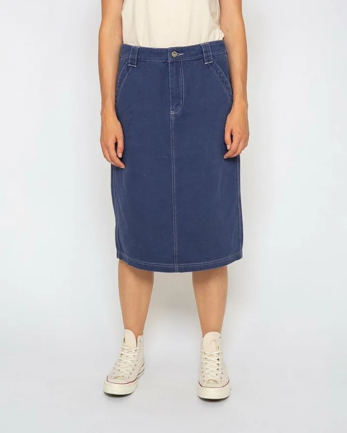 Womens Deus Ex Machina Skirts Irene Skirt 8211 Indigo Indigo