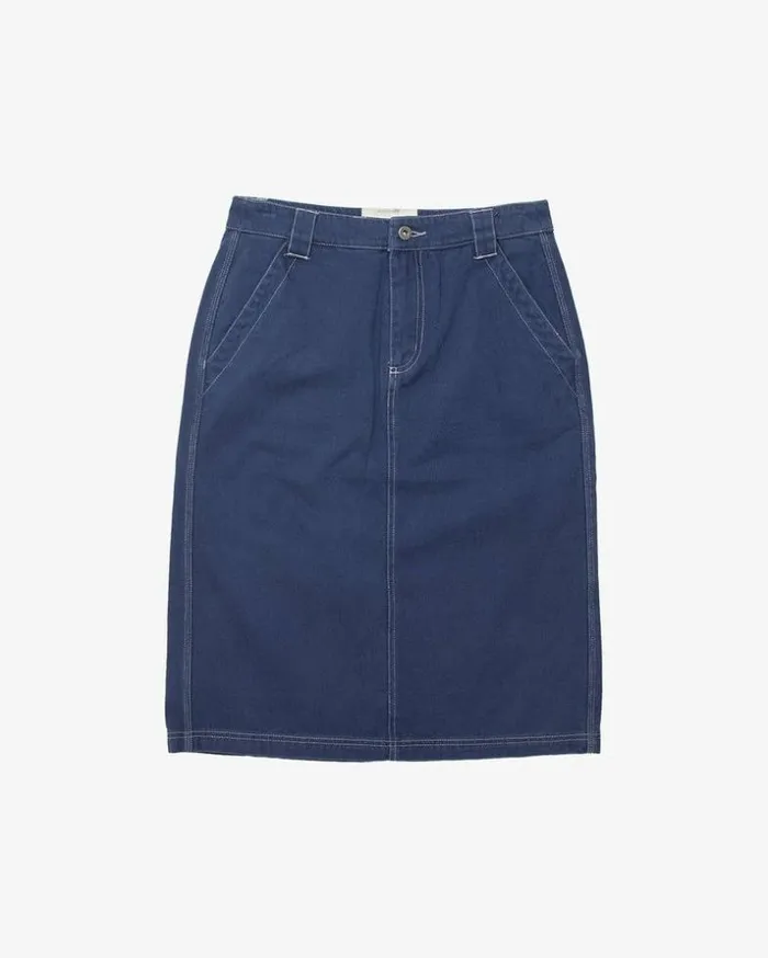 Womens Deus Ex Machina Skirts Irene Skirt 8211 Indigo Indigo Womens Deus Ex Machina Skirts Irene Skirt 8211 Indigo Indigo