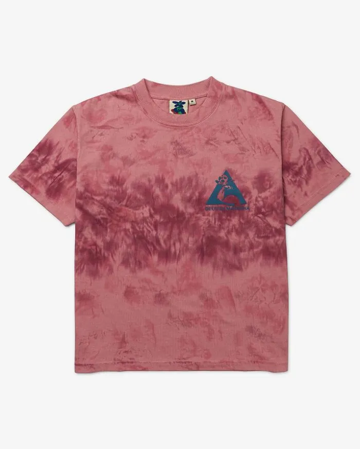 Womens Deus Ex Machina Tees Flex Tie Dye Tee 8211 Ruby Tie Dye Ruby Tie Dye