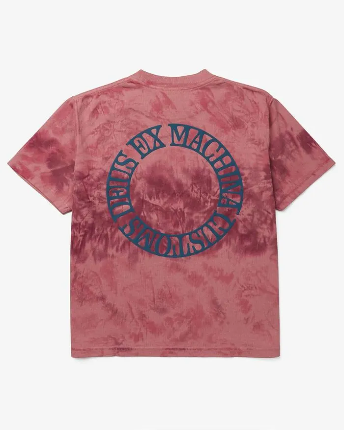 Womens Deus Ex Machina Tees Flex Tie Dye Tee 8211 Ruby Tie Dye Ruby Tie Dye
