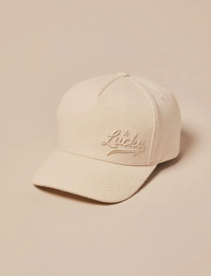Wool Baseball Hat Natural Men Lucky Brand Hats