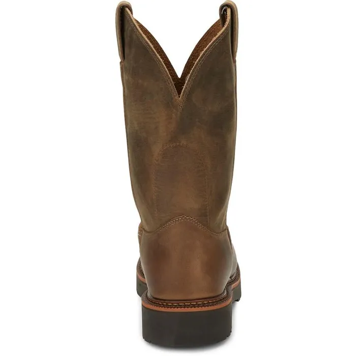 Work Men Justin Boots Blueprint 11034 Work Boot Tan Gaucho 040tan041