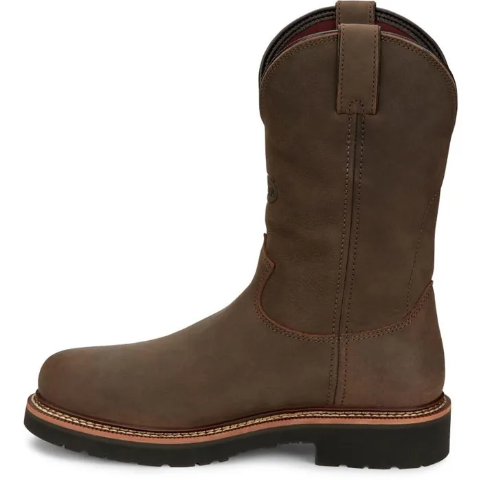 Work Men Justin Boots Carbide 11034 Waterproof Steel Toe Hickory Brown 040brown041