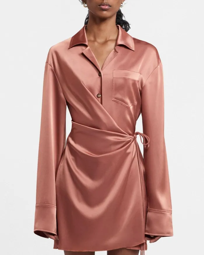 Xaviera Brown Terra Women Nanushka Dresses Xaviera Brown Terra Women Nanushka Dresses