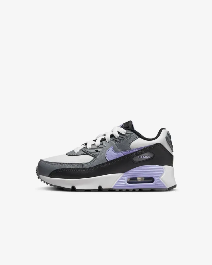 Younger Kids 3 8211 7 Years Kids Nike Air Max 90 LTR Photon Dustcool Greyblacklight Thistle Younger Kids 3 8211 7 Years Kids Nike Air Max 90 LTR Photon Dustcool Greyblacklight Thistle