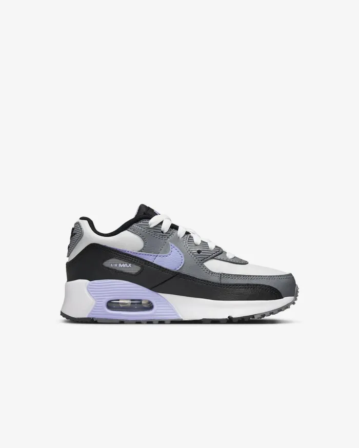 Younger Kids 3 8211 7 Years Kids Nike Air Max 90 LTR Photon Dustcool Greyblacklight Thistle