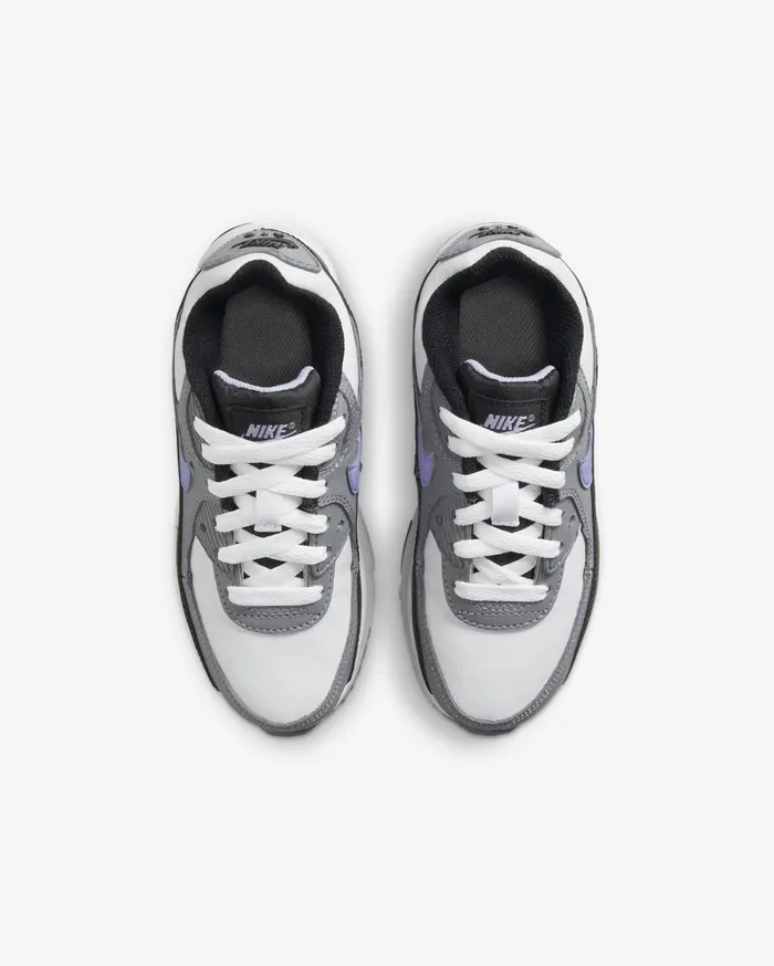Younger Kids 3 8211 7 Years Kids Nike Air Max 90 LTR Photon Dustcool Greyblacklight Thistle