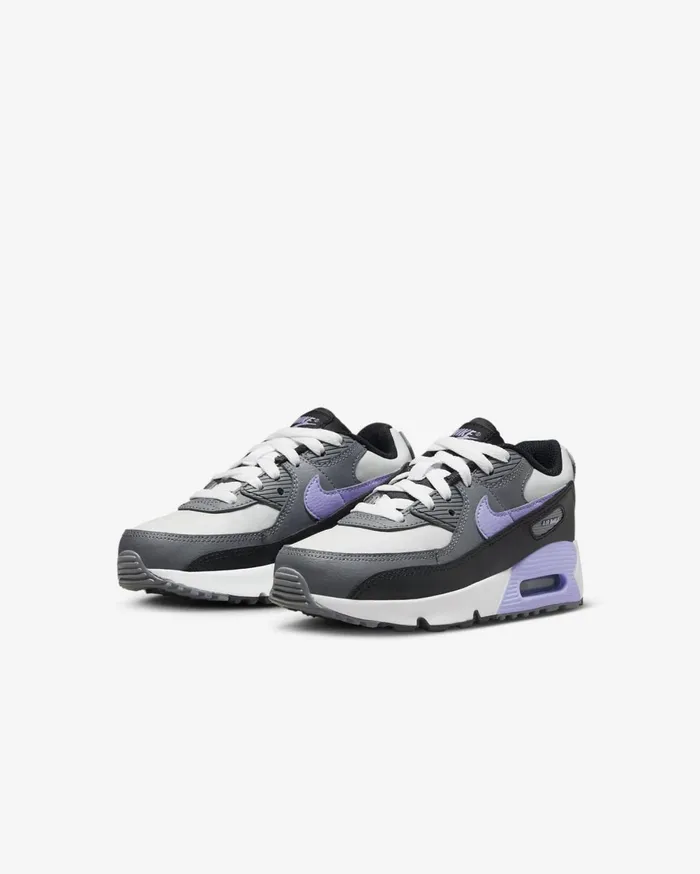 Younger Kids 3 8211 7 Years Kids Nike Air Max 90 LTR Photon Dustcool Greyblacklight Thistle