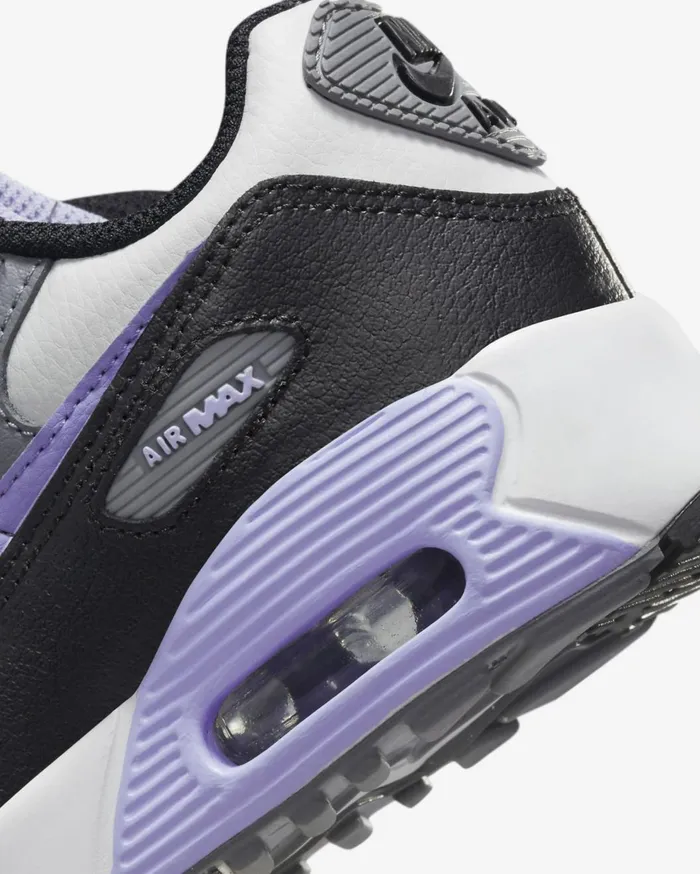 Younger Kids 3 8211 7 Years Kids Nike Air Max 90 LTR Photon Dustcool Greyblacklight Thistle