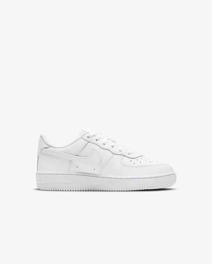 Younger Kids 3 8211 7 Years Kids Nike Force 1 LE Whitewhite
