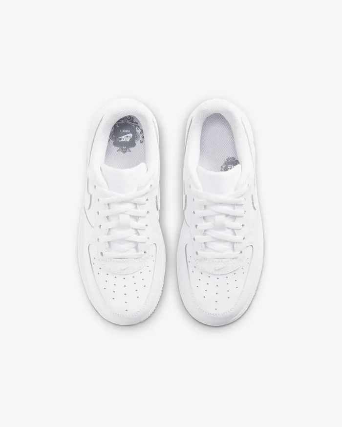 Younger Kids 3 8211 7 Years Kids Nike Force 1 LE Whitewhite