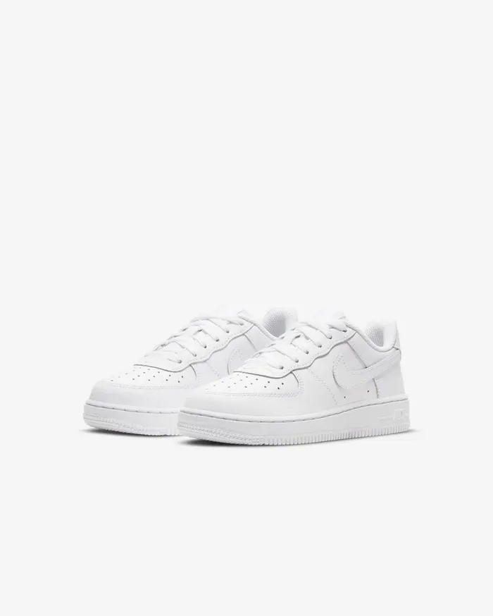 Younger Kids 3 8211 7 Years Kids Nike Force 1 LE Whitewhite